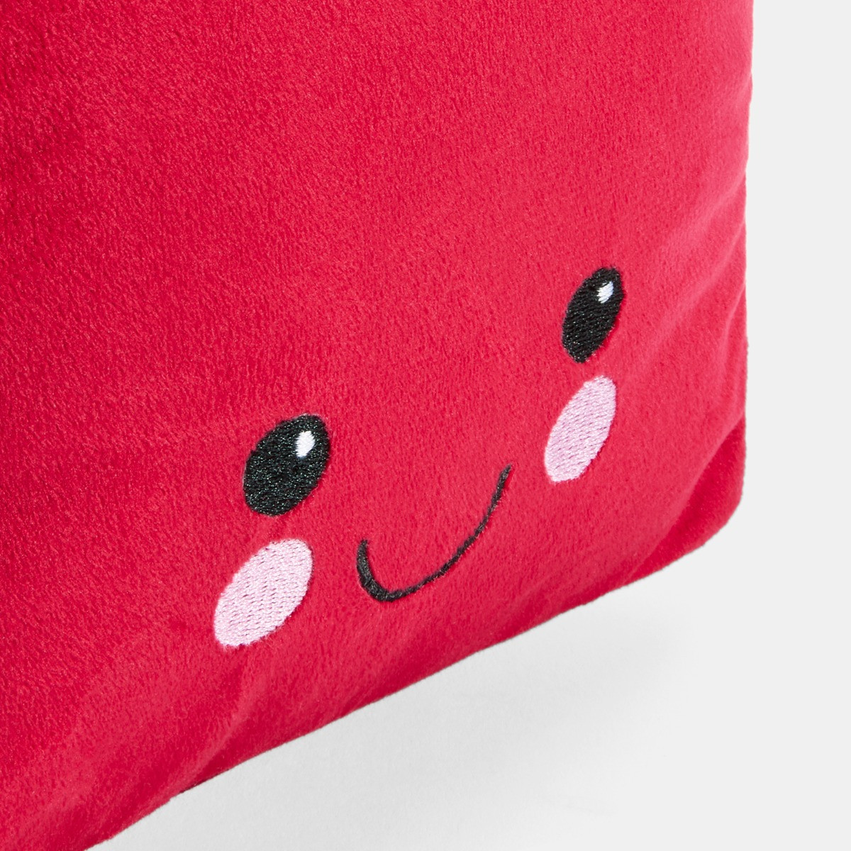 OHS Bow Present Shaped Cushion - Red/Cream>