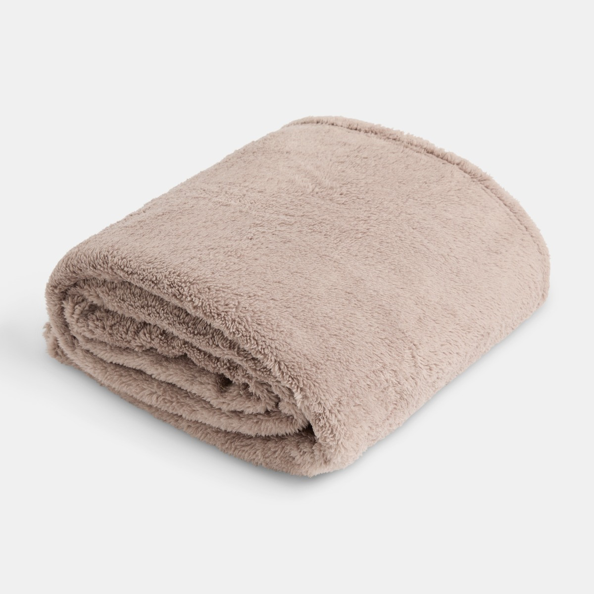 OHS Teddy Fleece Throw - Mink>