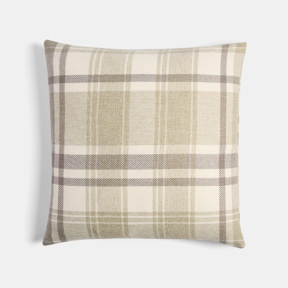 OHS Woven Check Cushion Covers - Sage>