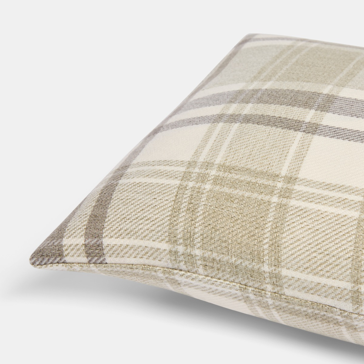 OHS Woven Check Cushion Covers - Sage>