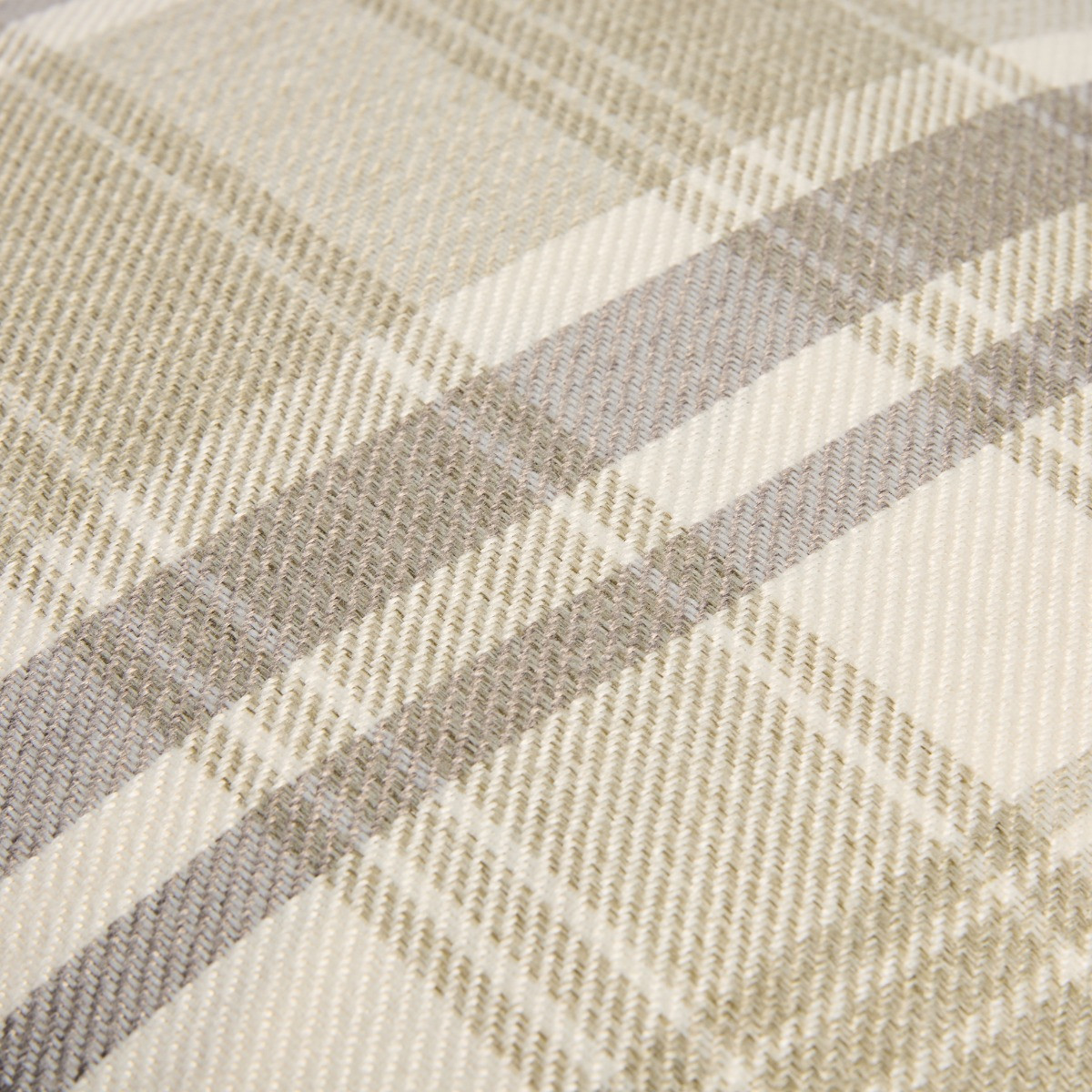 OHS Woven Check Cushion Covers - Sage>