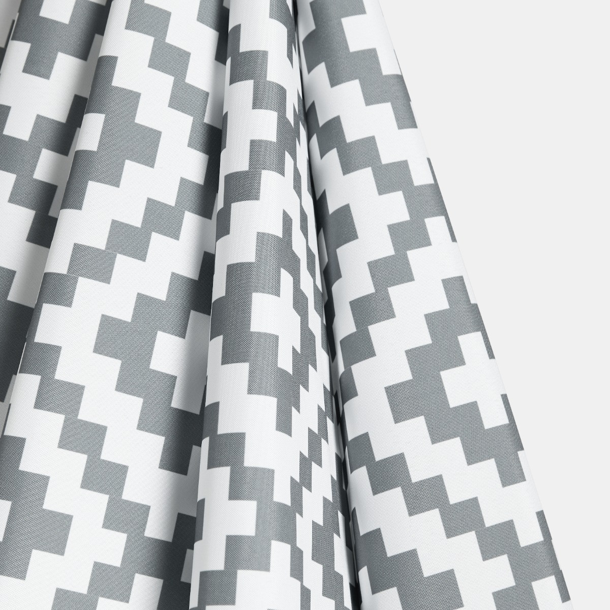 OHS Geometric Print Outdoor Parasol - Grey >
