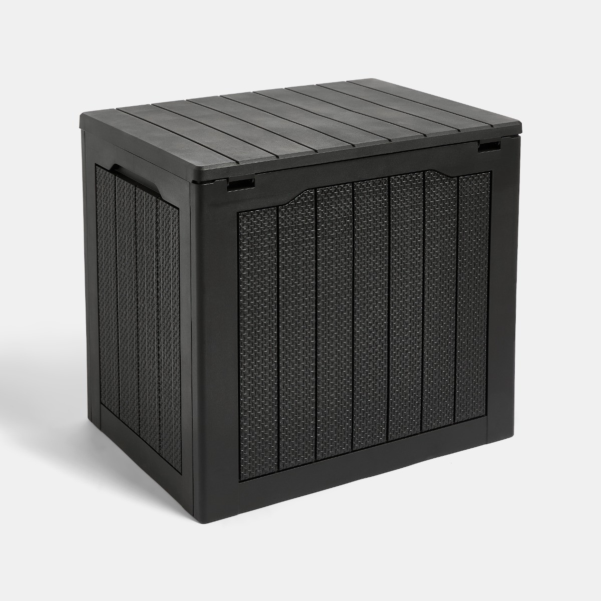 OHS Small Outdoor Garden Storage Box - Black>