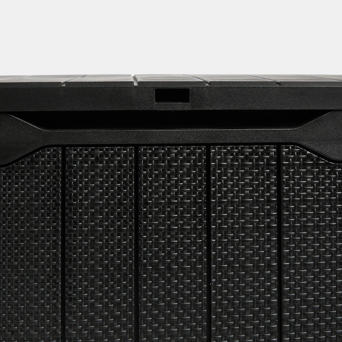 OHS Small Outdoor Garden Storage Box - Black>