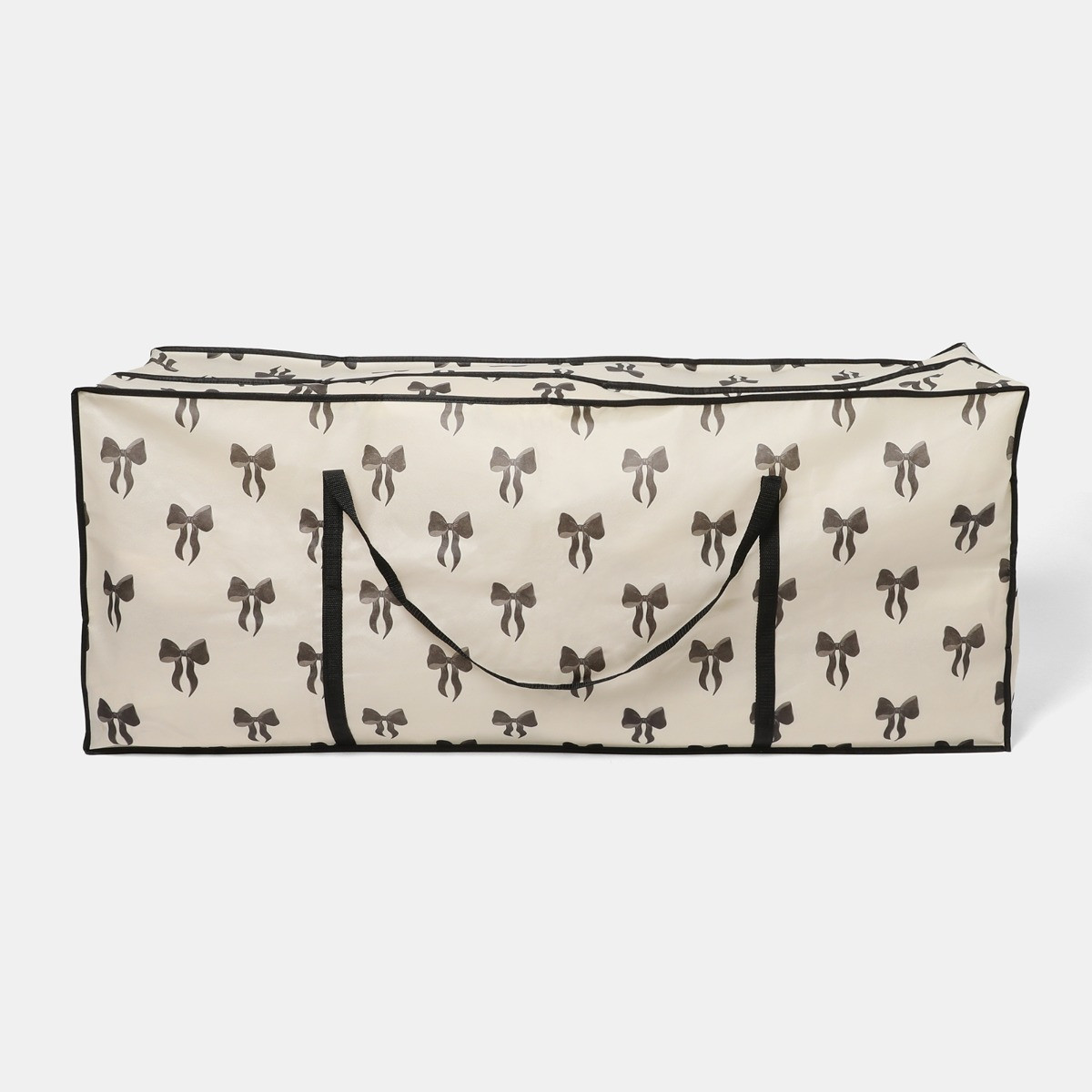 OHS Bow Print Christmas Tree Storage Bag - Monochrome>