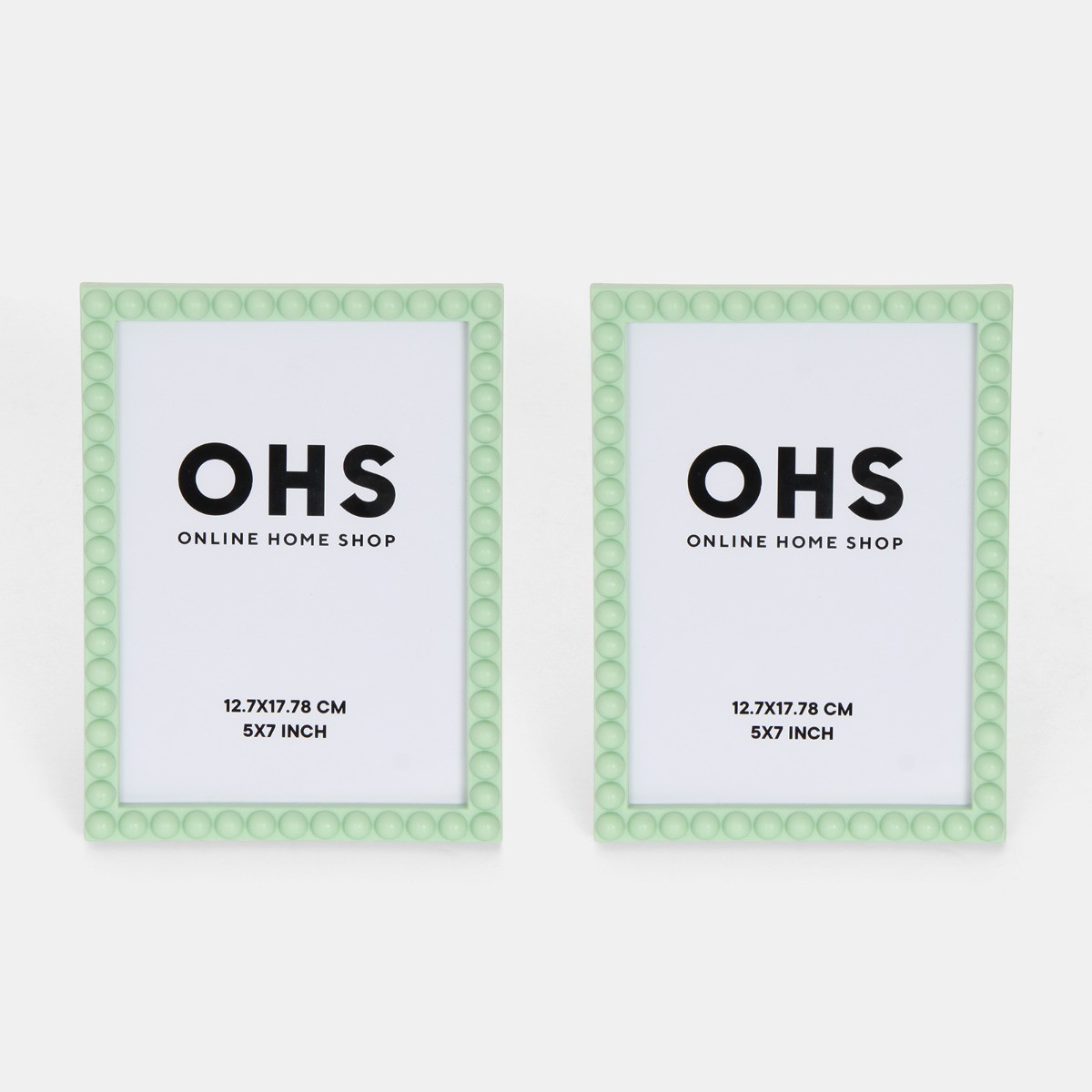 OHS 2 Pack Bobbin Photo Frames - Sage>