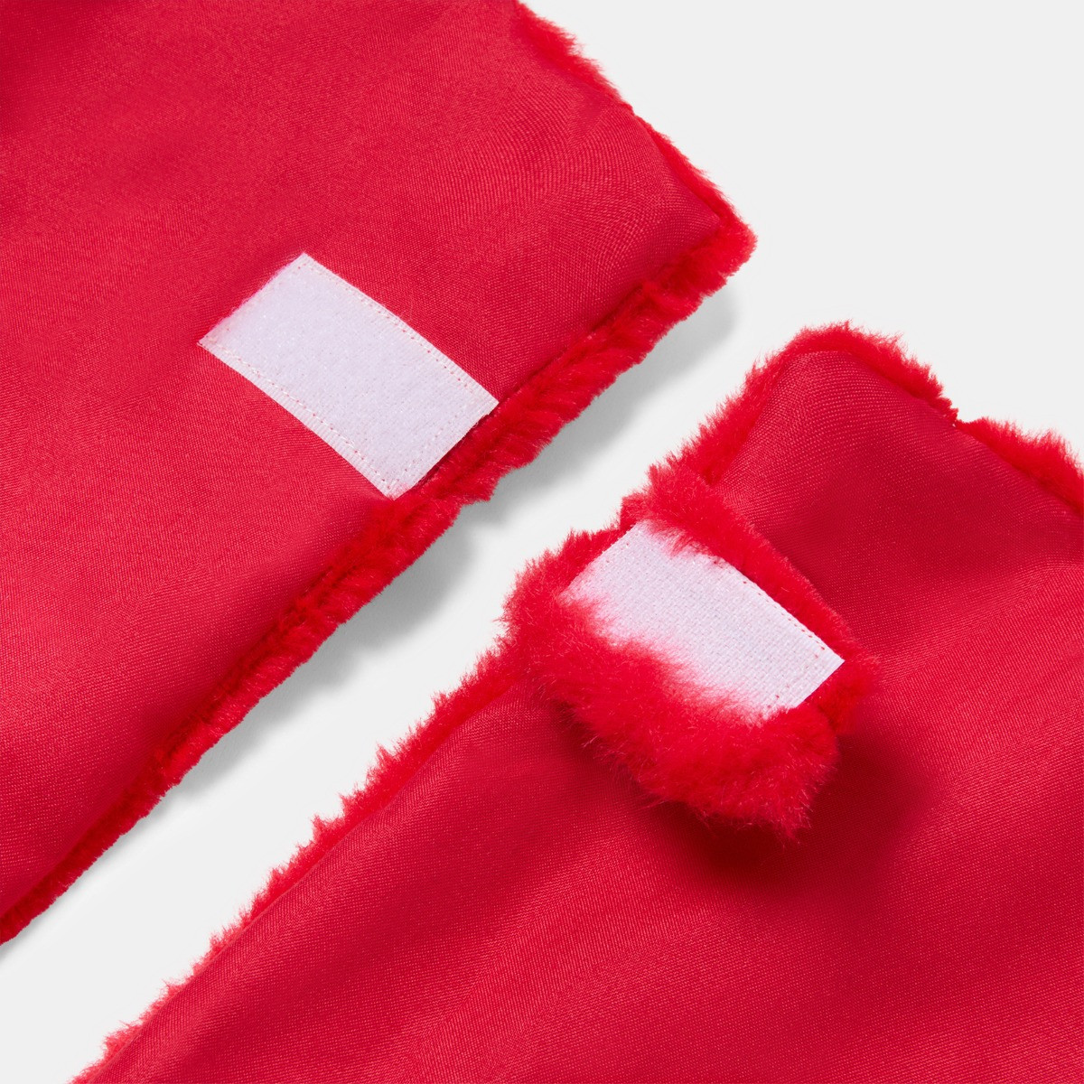 OHS Ribbed Faux Fur Christmas Tree Skirt - Red>