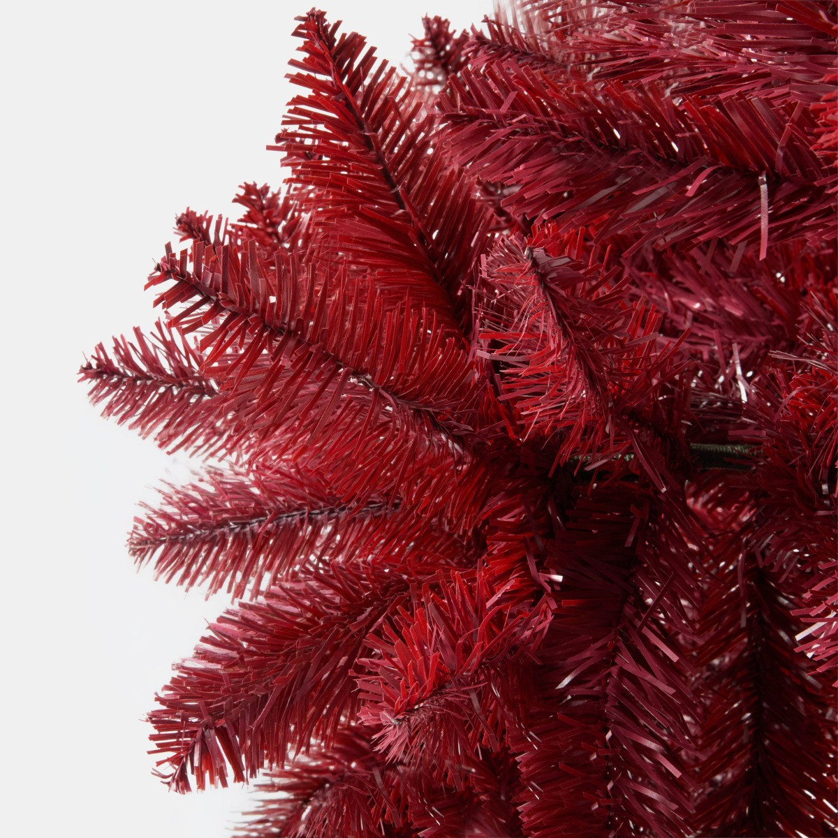 OHS Artificial Autumn / Christmas Tree, Burgundy - 6ft>