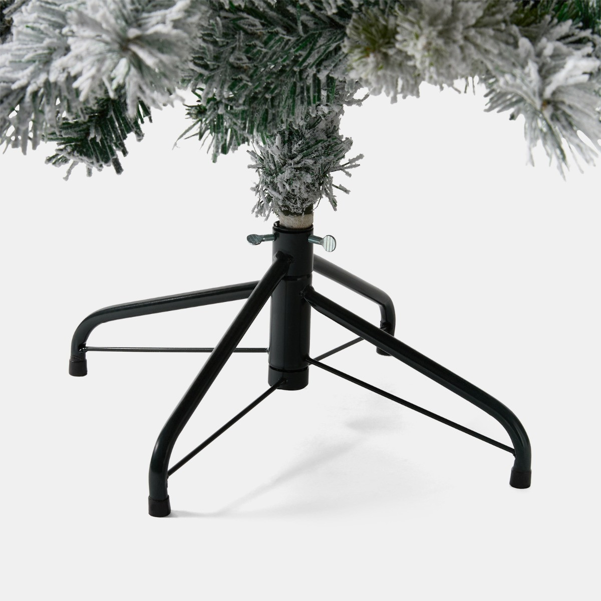 OHS Artificial Premium Snowy Christmas Tree, Green - 7ft>