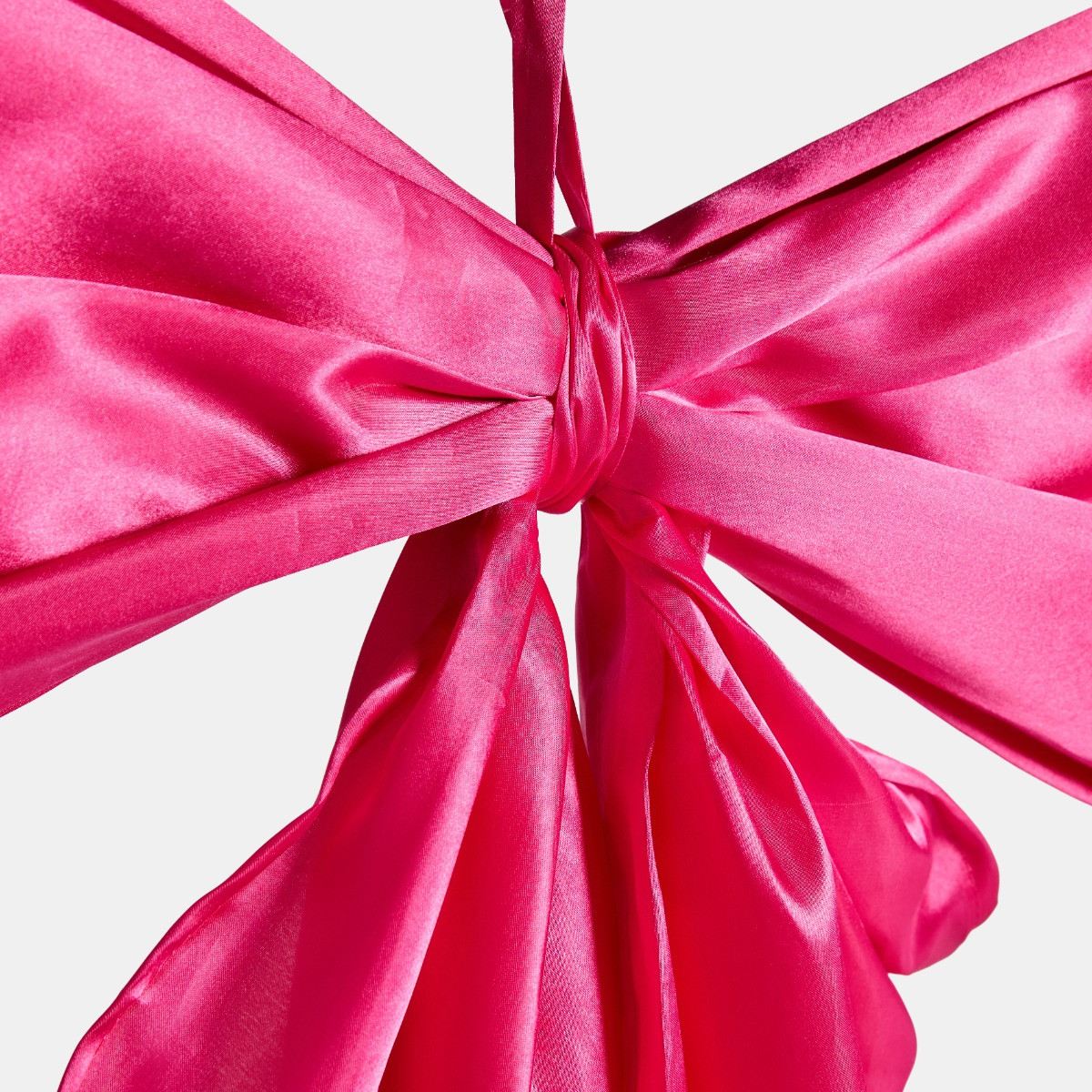 OHS Satin Tree Bow - Hot Pink>