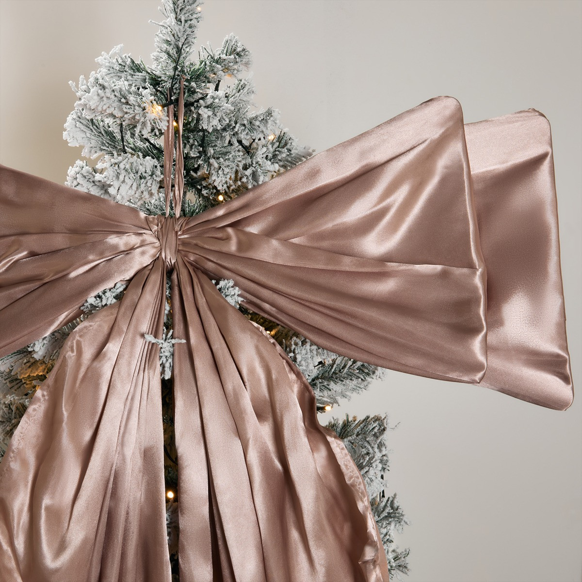 OHS Satin Tree Bow - Natural>