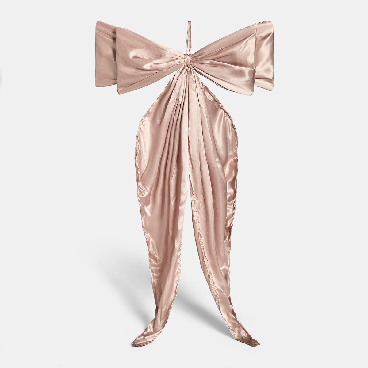 OHS Satin Tree Bow - Natural>