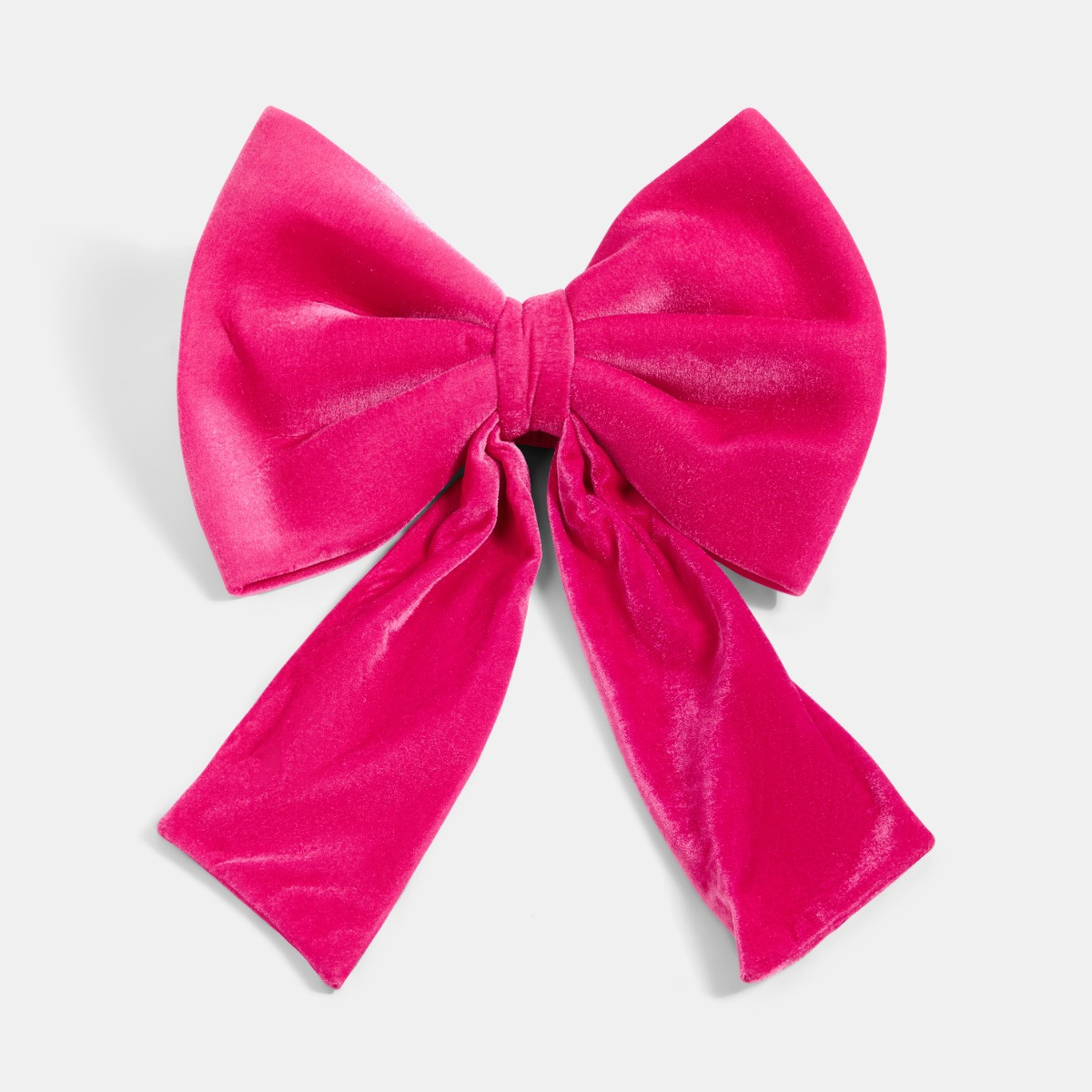 OHS 4 Pack Velvet Chair Bows - Hot Pink>