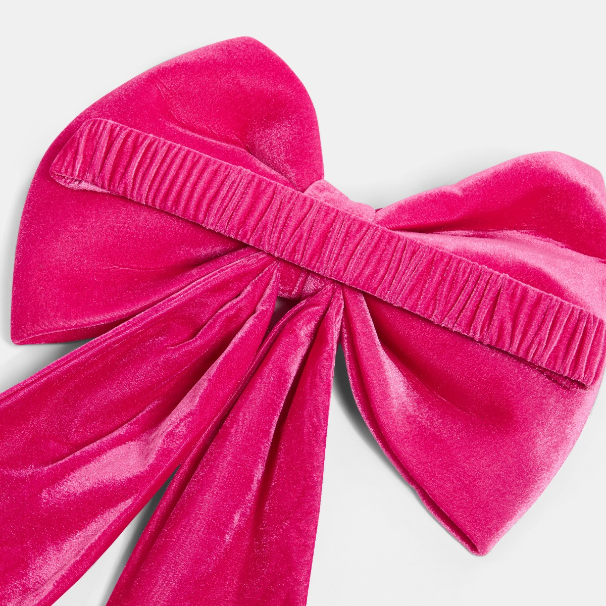 OHS 4 Pack Velvet Chair Bows - Hot Pink>
