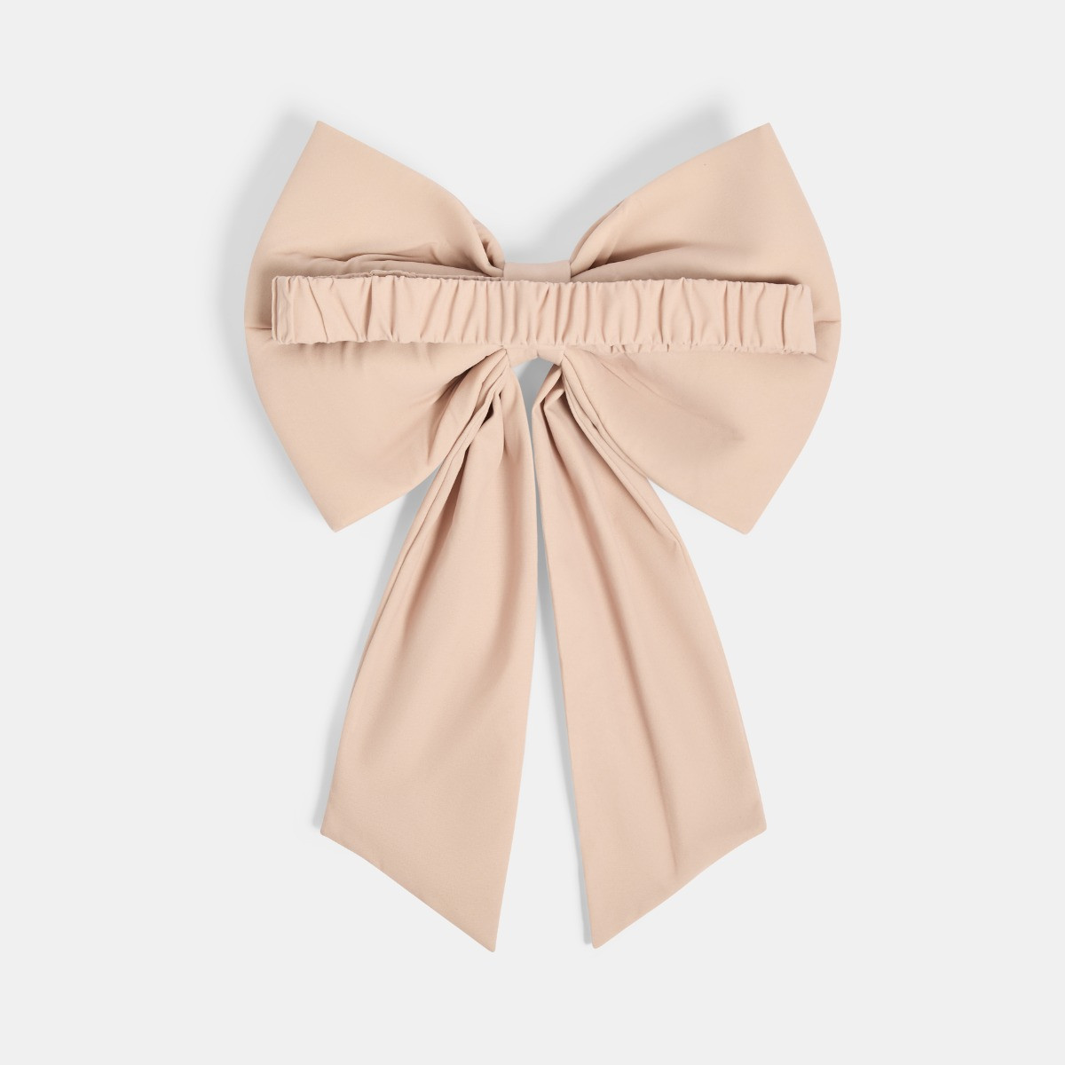 OHS 4 Pack Velvet Chair Bows - Natural>