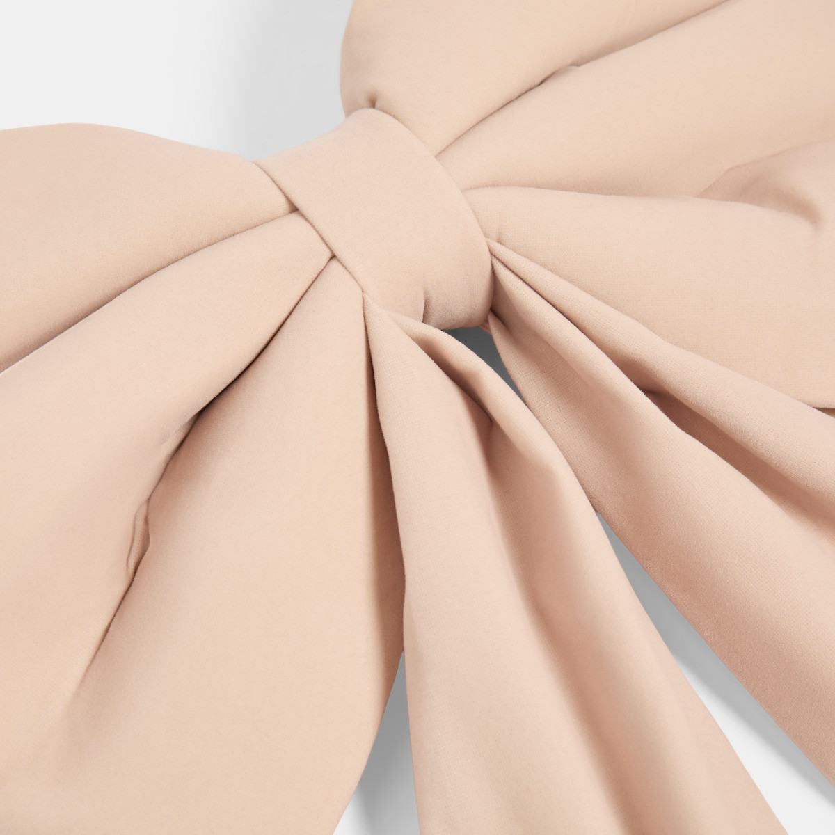 OHS 4 Pack Velvet Chair Bows - Natural>