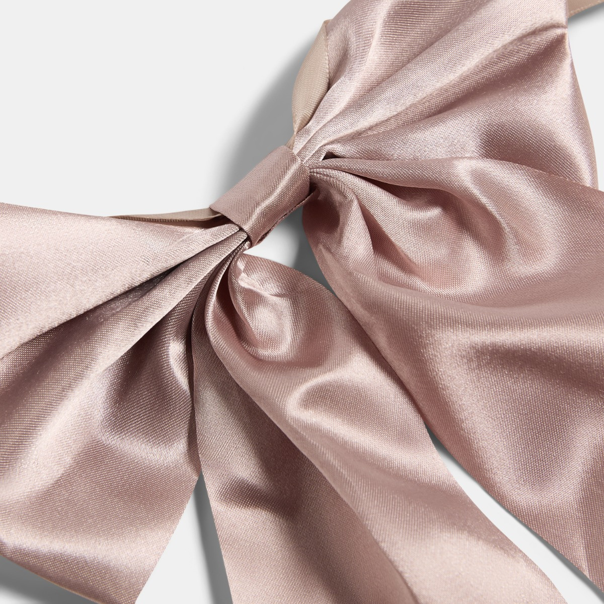 OHS Satin Bow Garland, Cream/Natural - 1.8m>