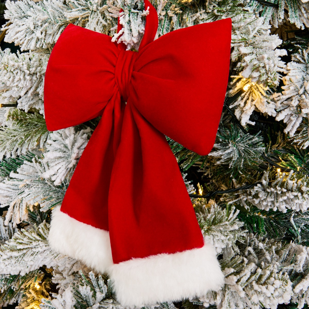 OHS 4 Pack Hanging Bows - Red>