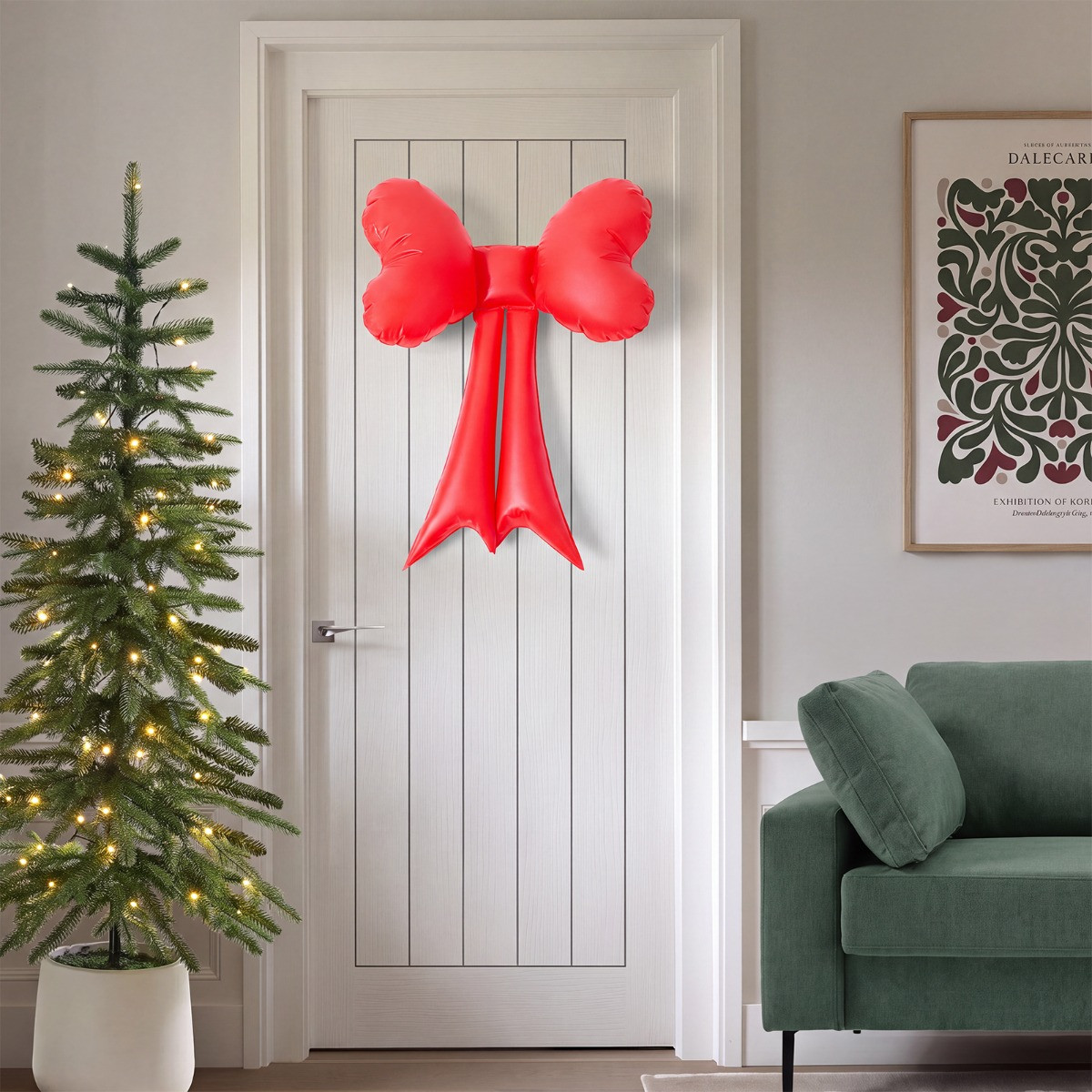 OHS PVC Hanging Bow Inflatable - Red>