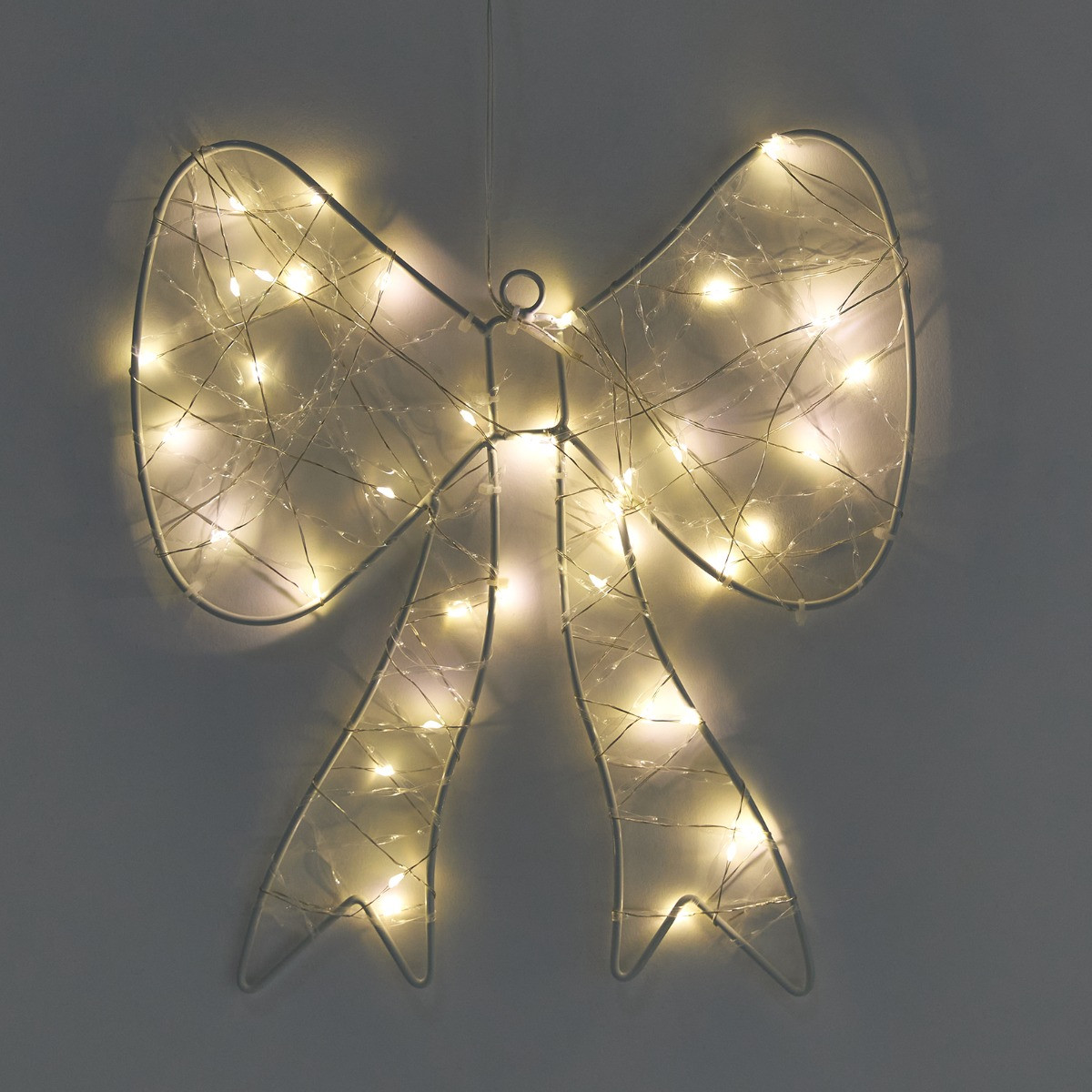 OHS LED Light Up Bow - Warm White>