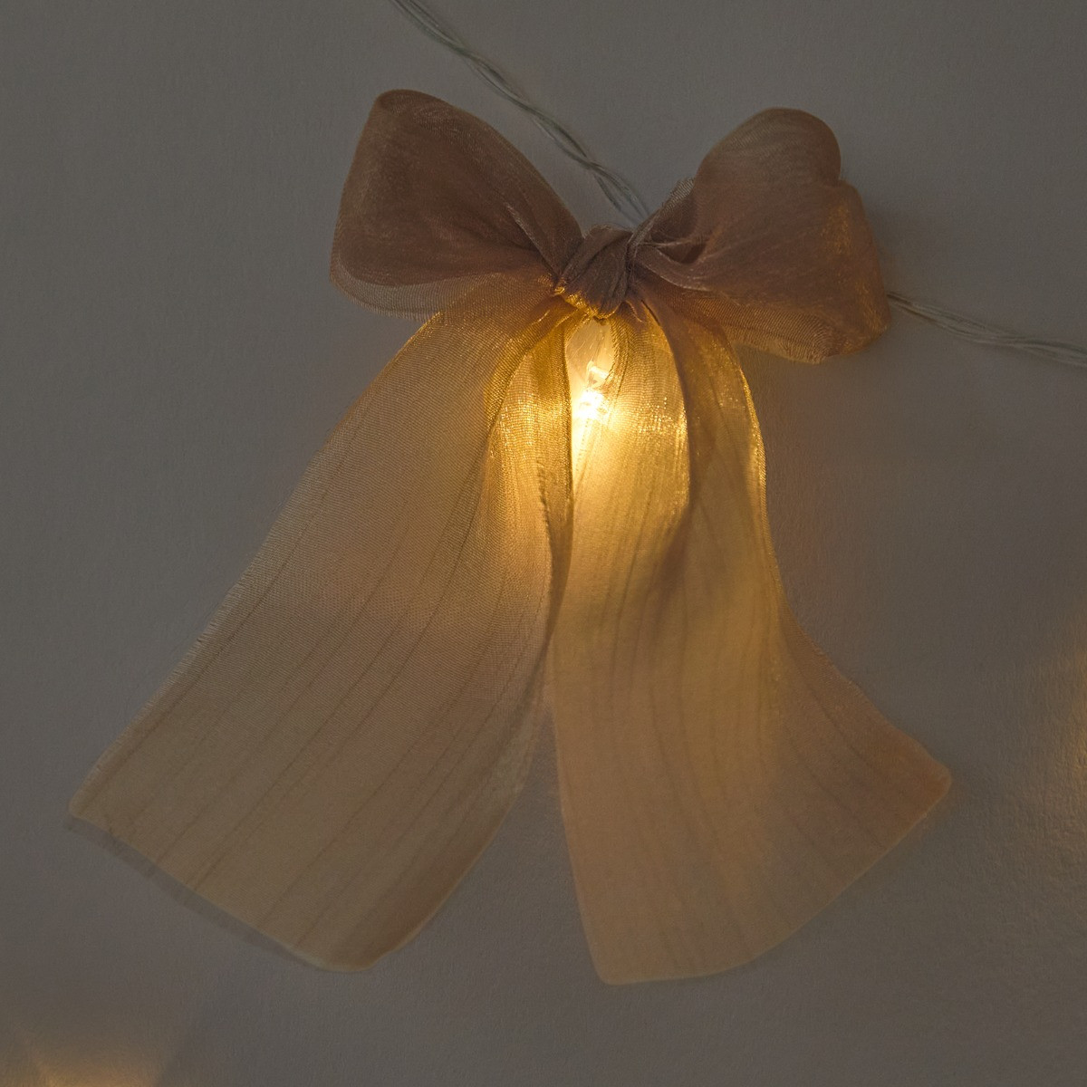 OHS 10 Pack LED Bow String Lights - Natural>