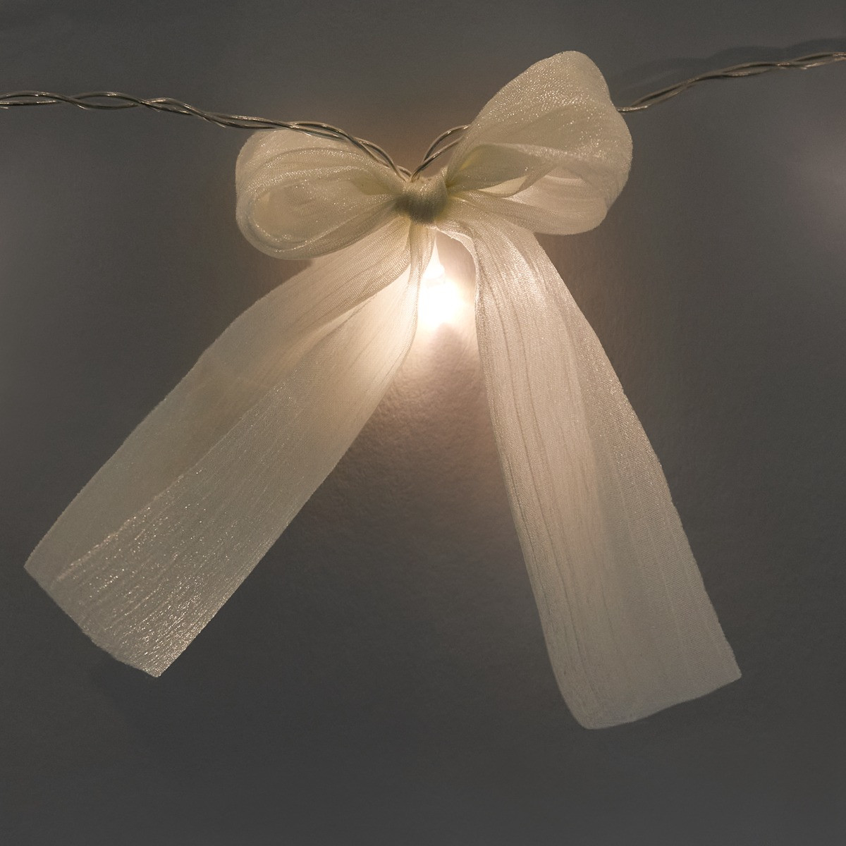 OHS 10 Pack LED Bow String Lights - Cream>