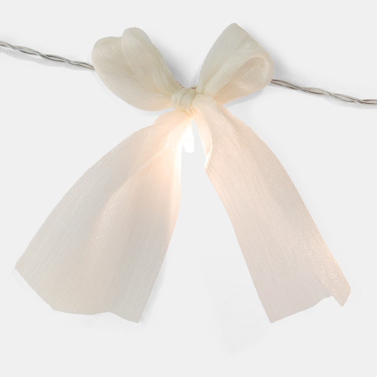 OHS 10 Pack LED Bow String Lights - Cream>