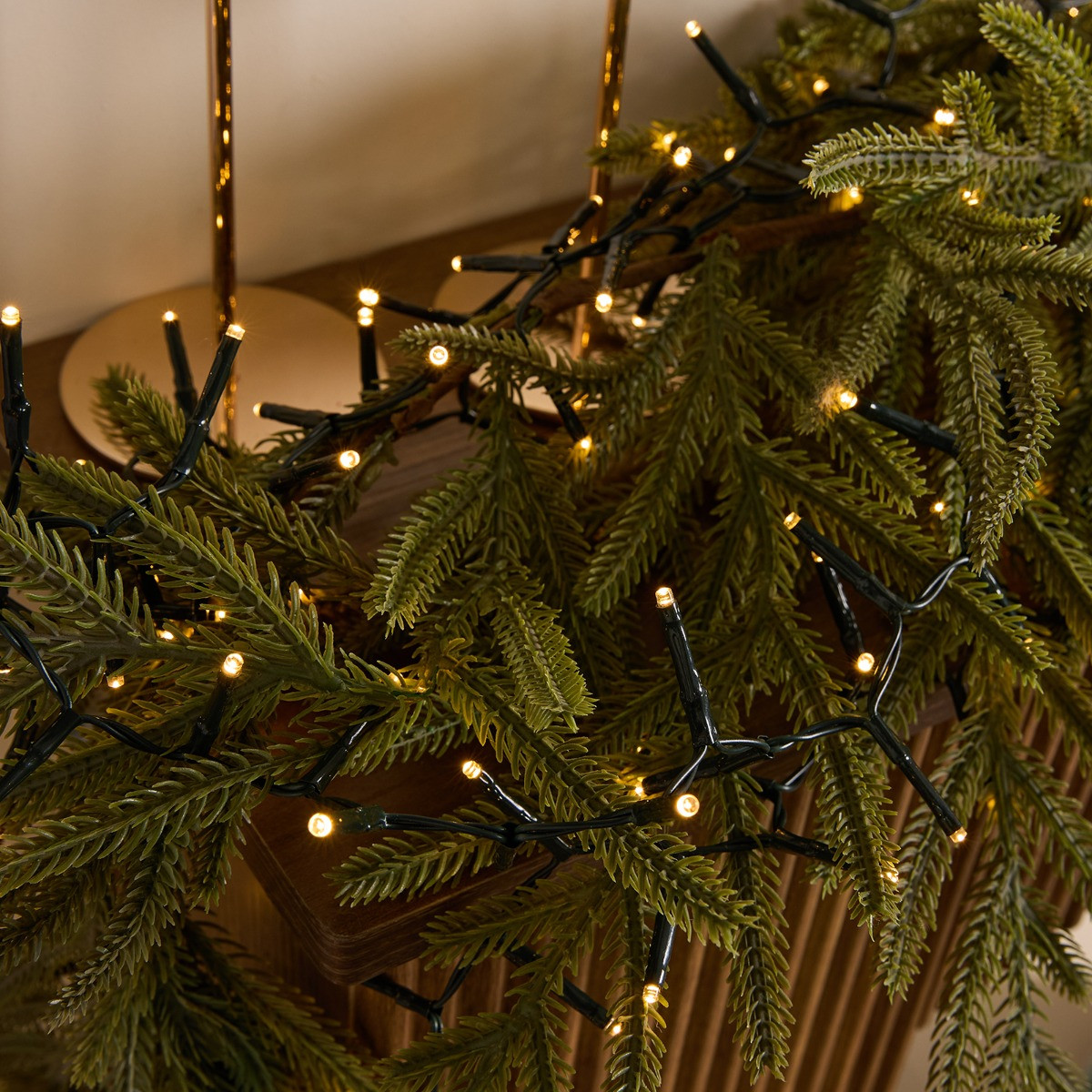 OHS 200 Battery Operated LED String Lights - Warm White>