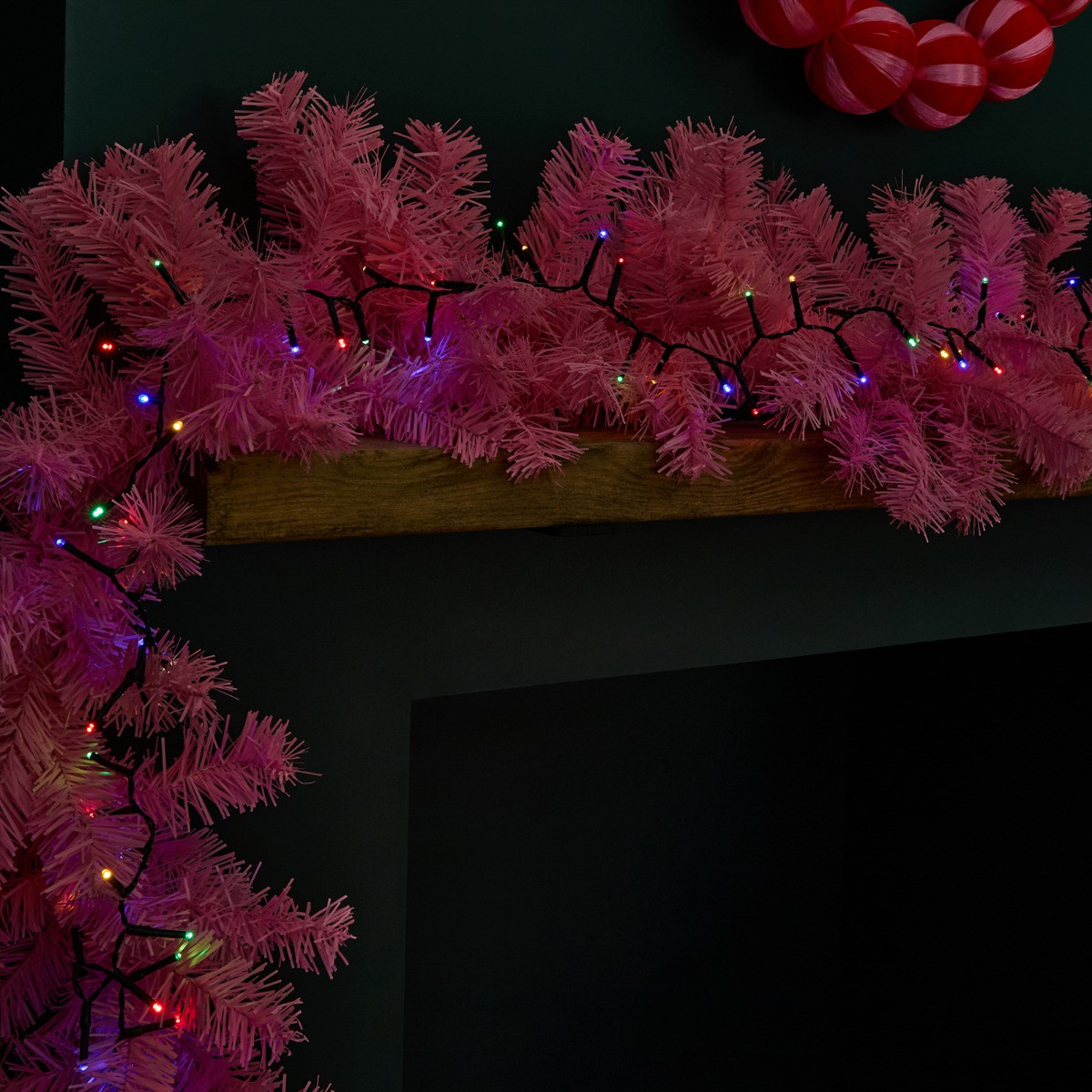 OHS 200 Battery Operated LED String Lights - Multi>