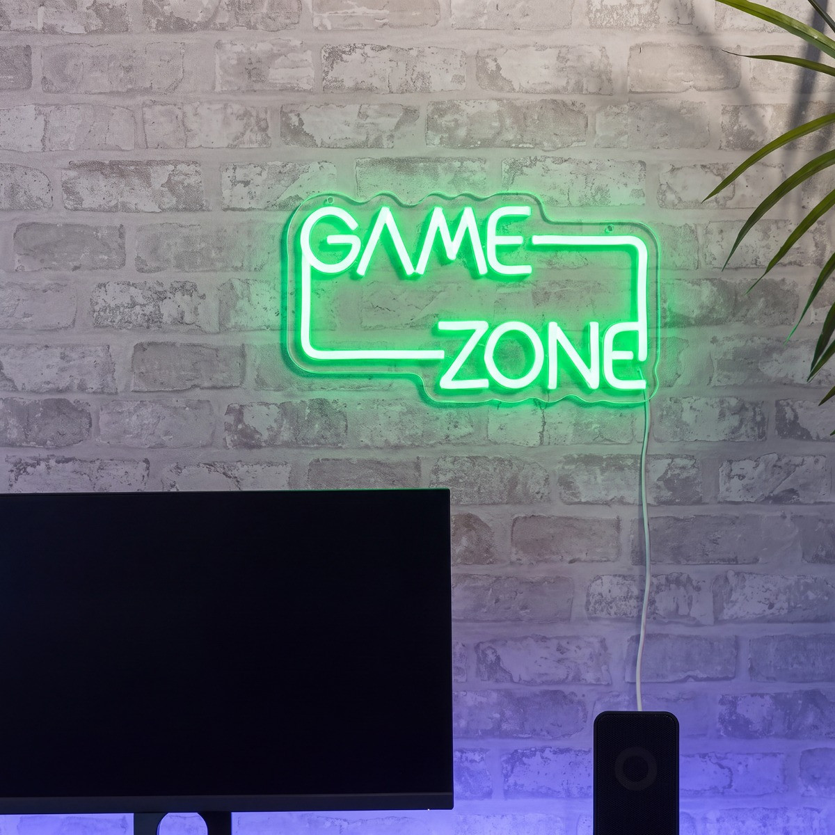 OHS Game Zone LED Sign - Green>