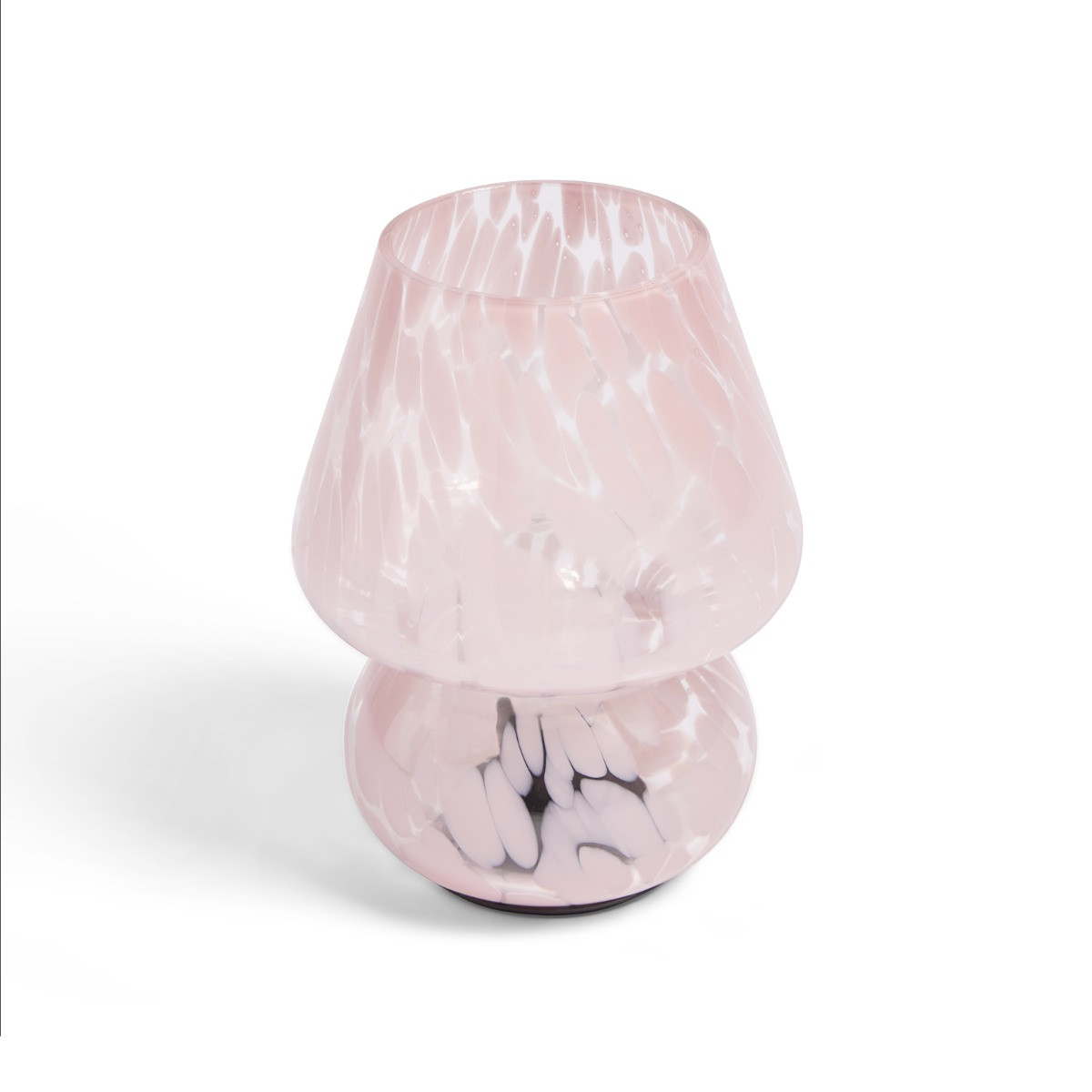 OHS Confetti Mushroom Glass Battery Operated Lamp - Pink>