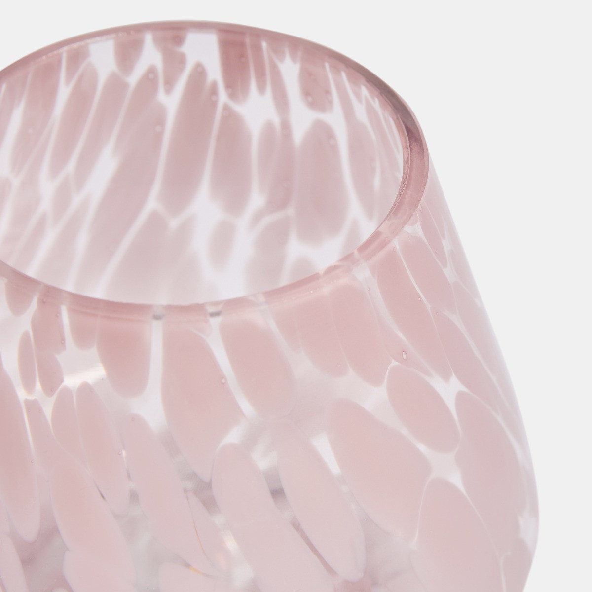 OHS Confetti Mushroom Glass Battery Operated Lamp - Pink>