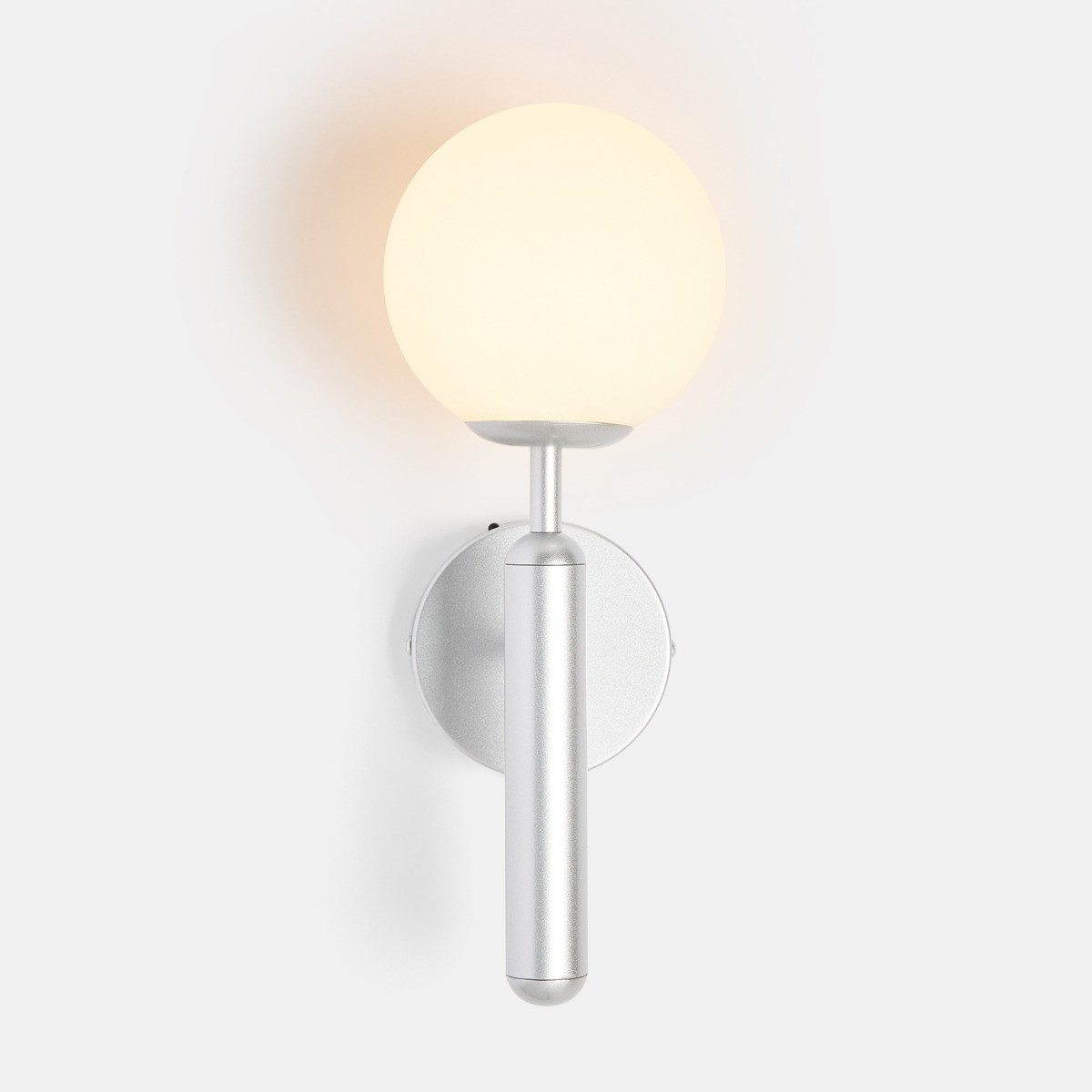 OHS Rechargeable Globe Wall Light - Silver>