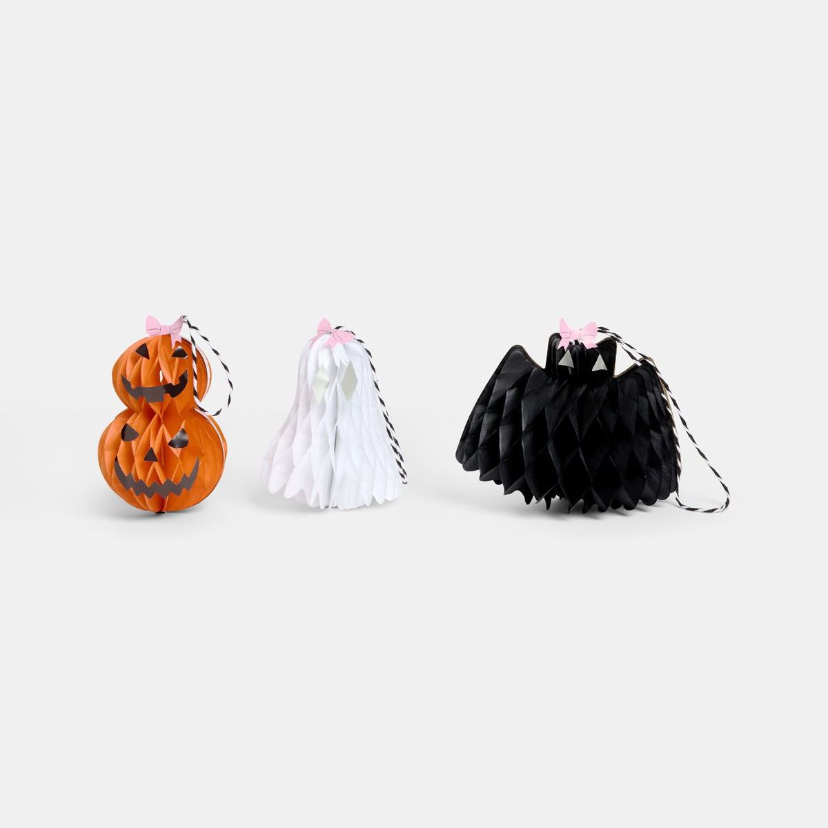 OHS 8 Pack Halloween Tree Decorations - Multi>