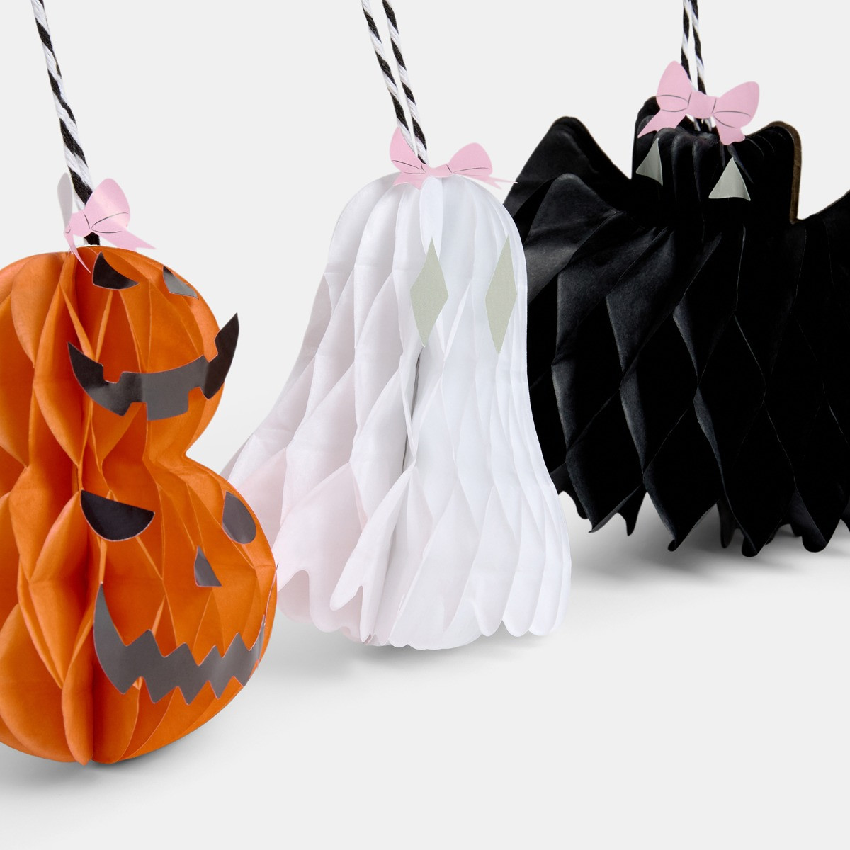 OHS 8 Pack Halloween Tree Decorations - Multi>
