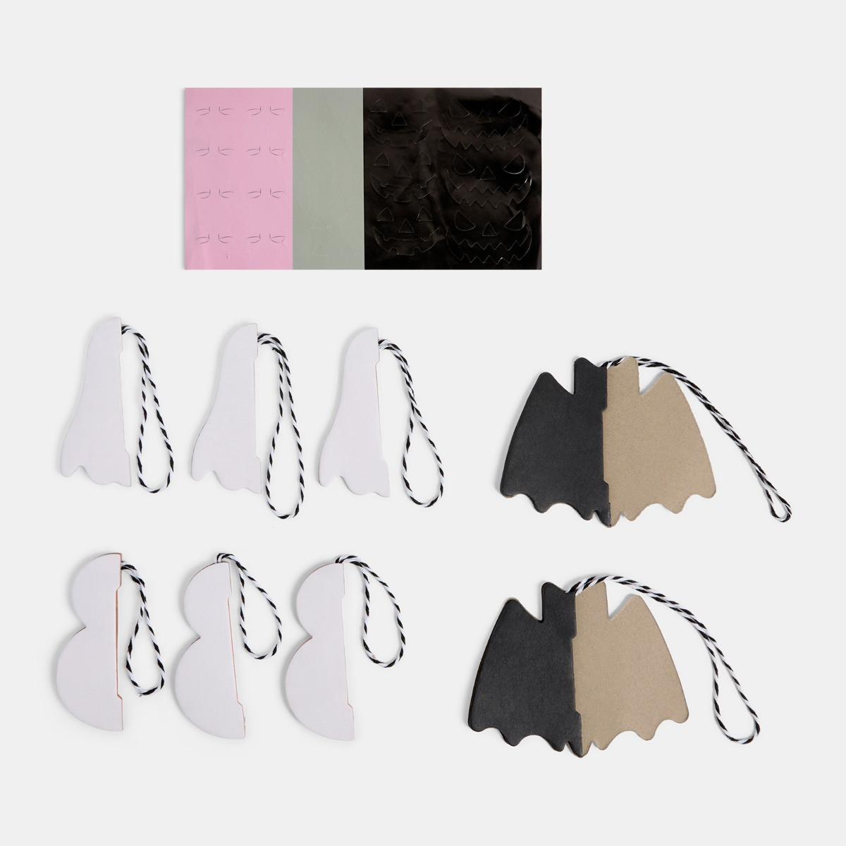 OHS 8 Pack Halloween Tree Decorations - Multi>
