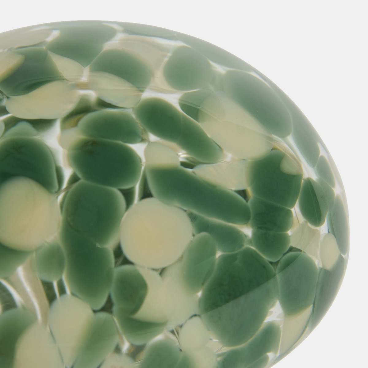 OHS Toadstool Glass Battery Operated Lamp - Sage>
