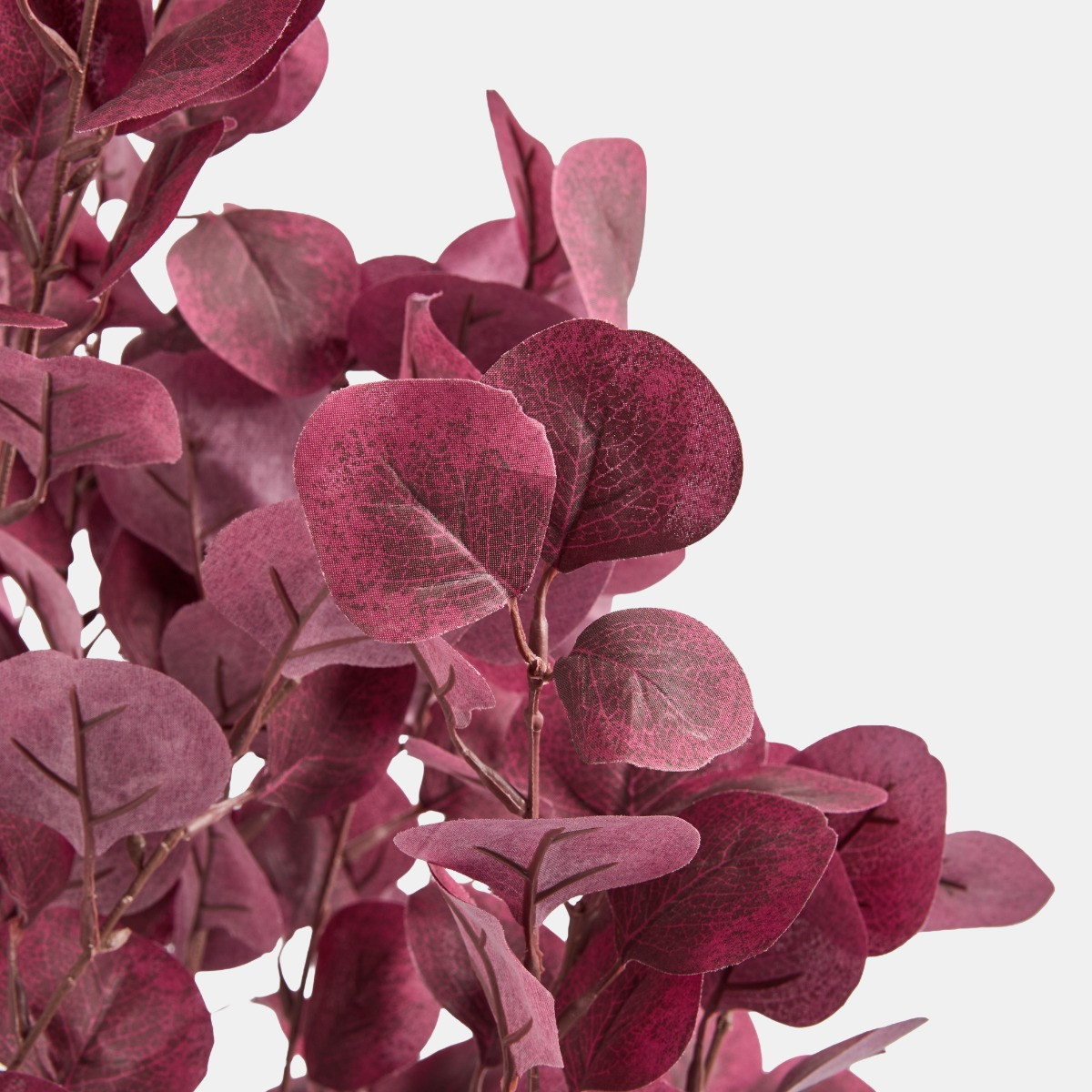 OHS Tree in Black Pot, Burgundy - 1.1m>