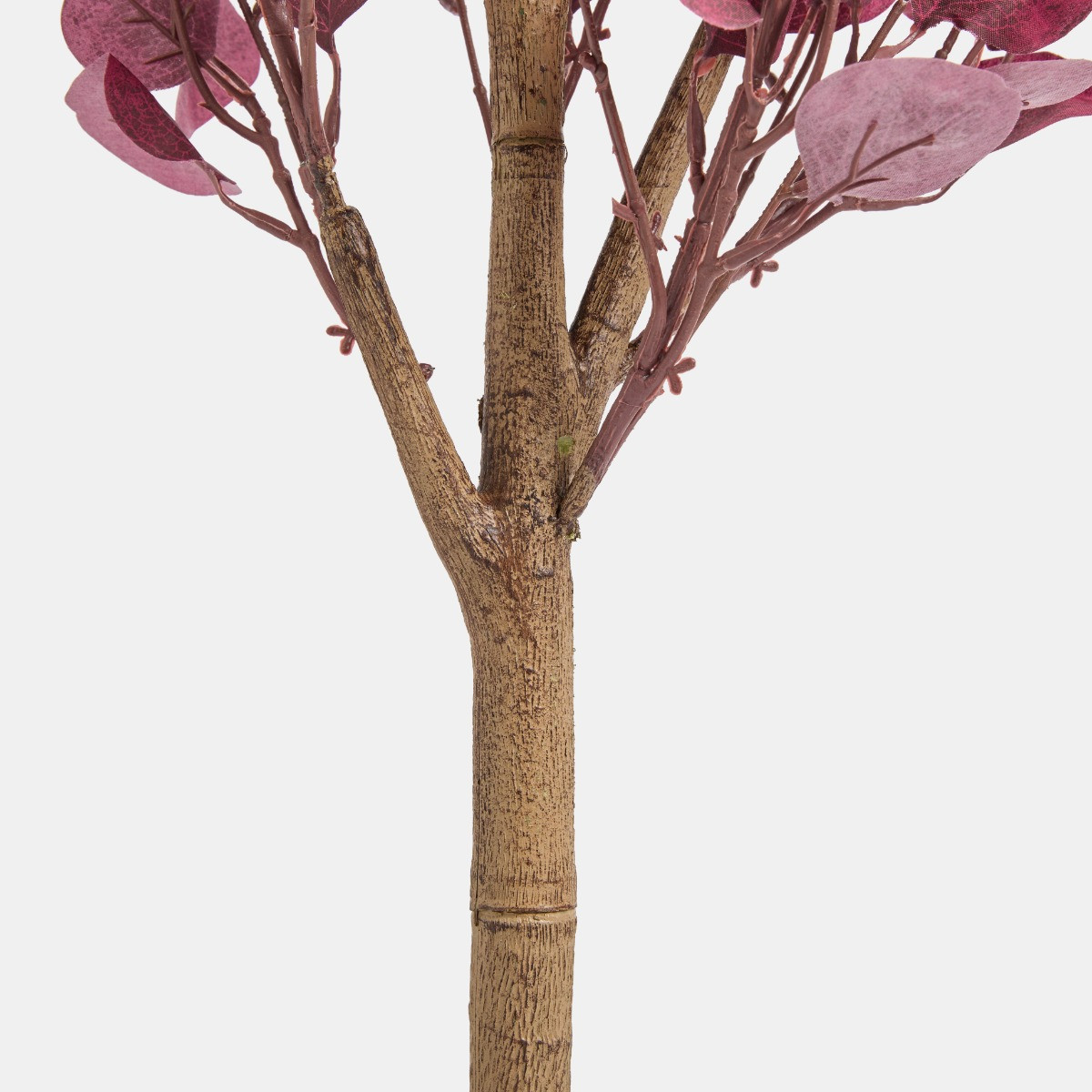 OHS Tree in Black Pot, Burgundy - 1.1m>