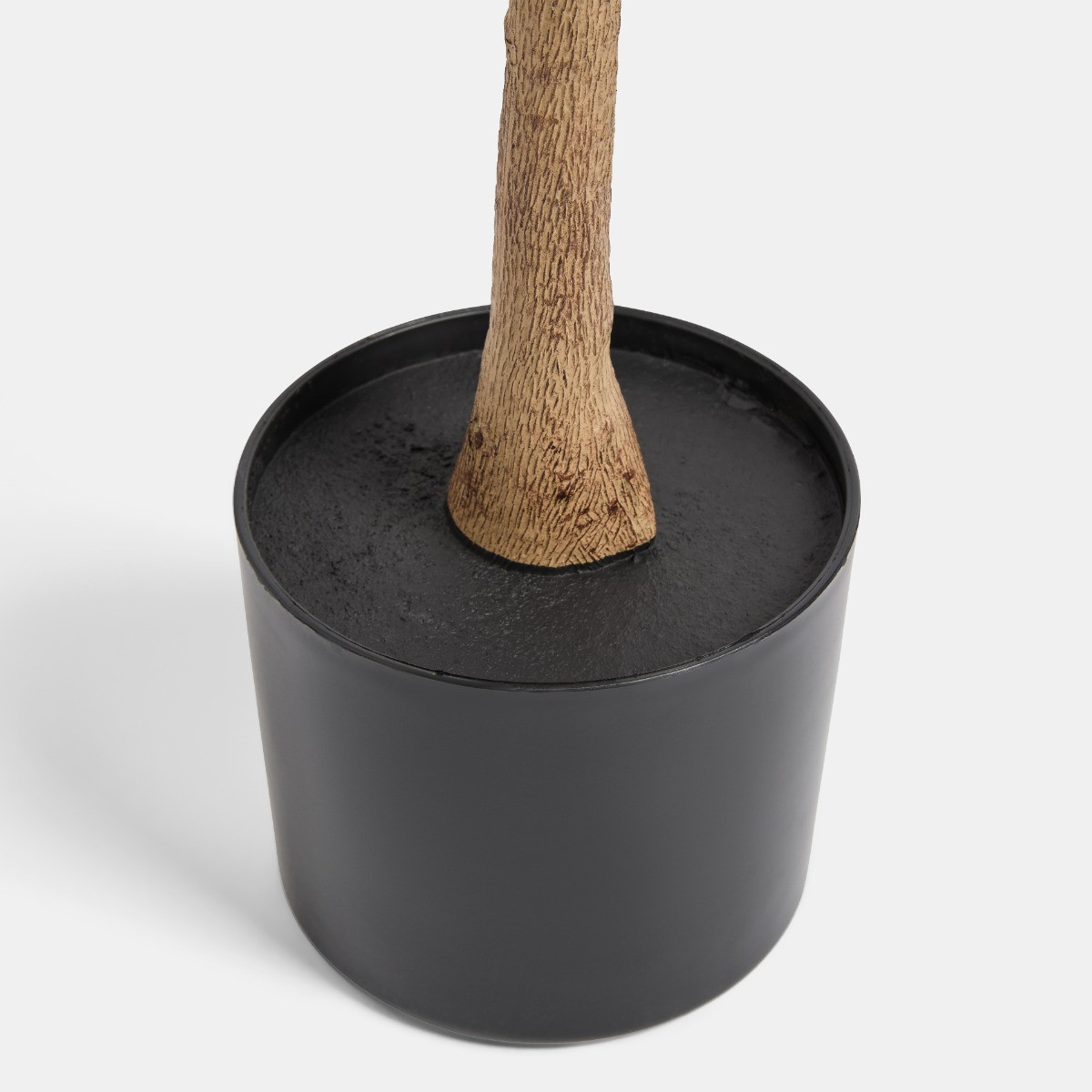 OHS Tree in Black Pot, Burgundy - 1.1m>