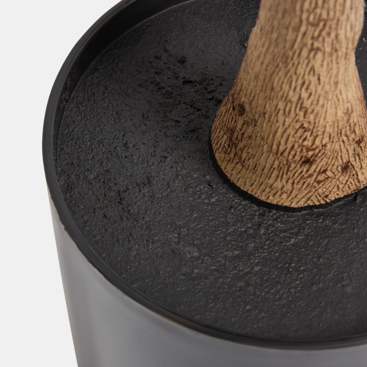 OHS Tree in Black Pot, Burgundy - 1.1m>