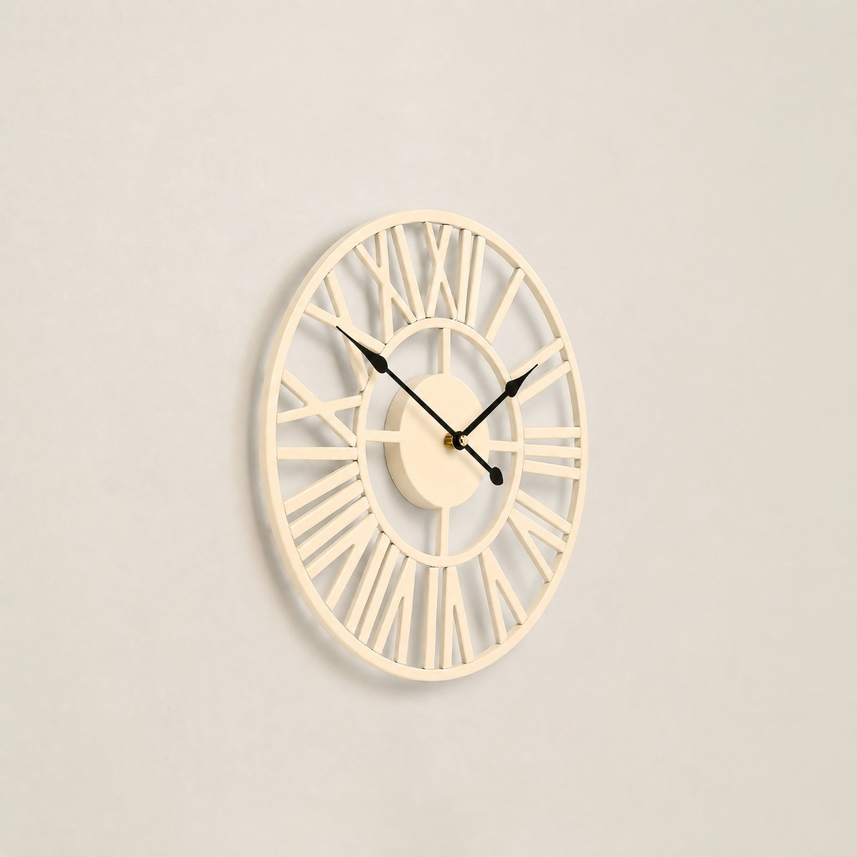 OHS Skeleton Wall Clock - Cream>