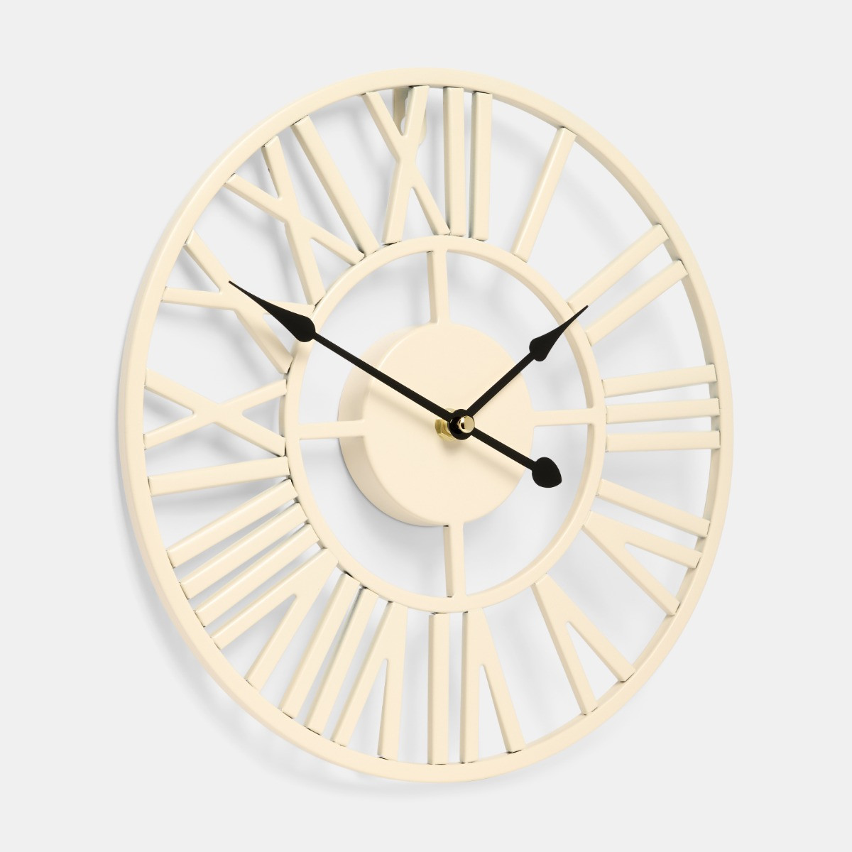 OHS Skeleton Wall Clock - Cream>