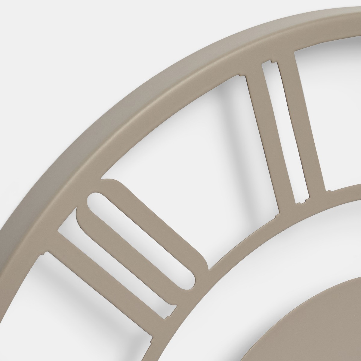 OHS Traditional Skeleton Wall Clock - Natural>