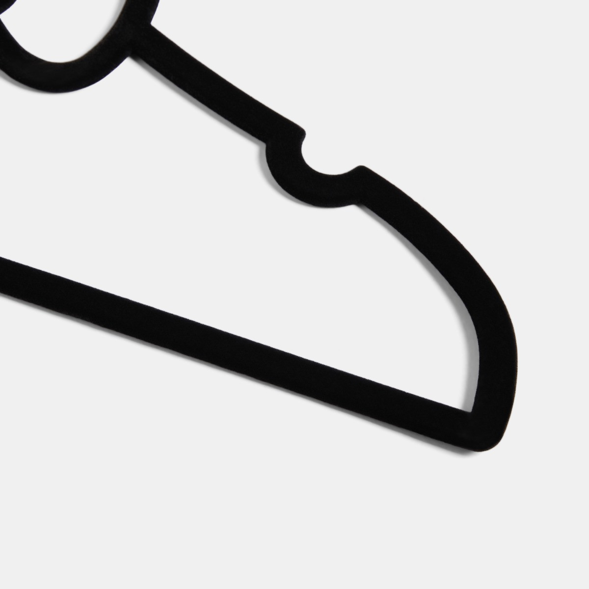 OHS 10 Pack Bow Hangers - Black>