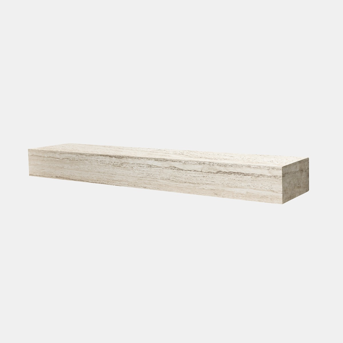 OHS Travertine Effect Shelf - Natural>