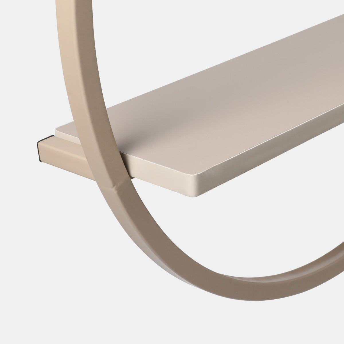 OHS Circle Towel Holder With Shelf - Natural>