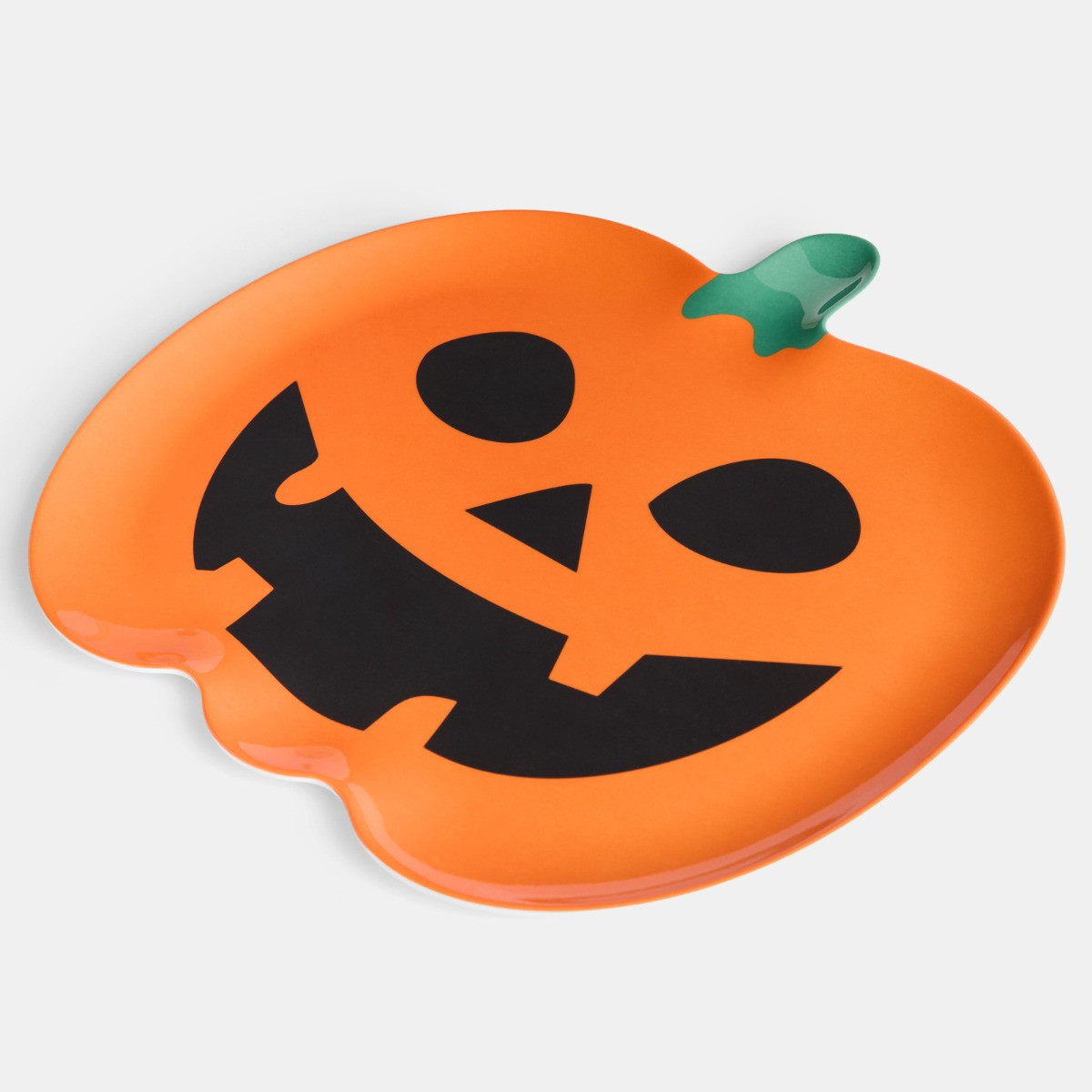 OHS 2 Pack Pumpkin Serving Platters - Orange>