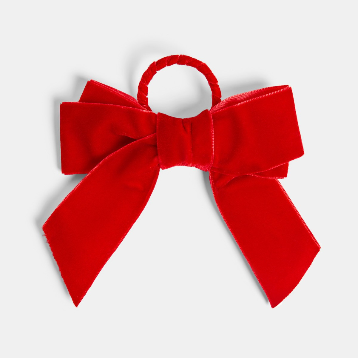 OHS 4 Pack Bow Napkin Rings - Red>
