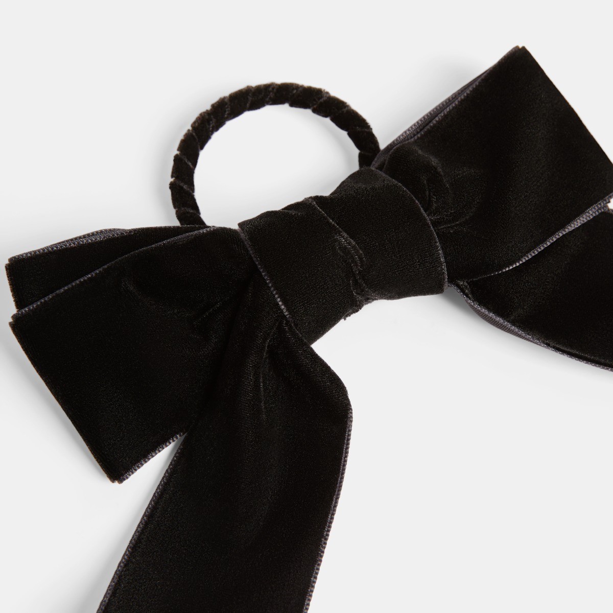 OHS 4 Pack Bow Napkin Rings - Black>
